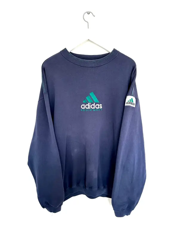 Adidas Sweatshirts — Adidas Vintage EQT Distressed Sweatshirt