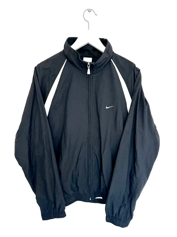 Nike Windbreakers — Nike 90s/00s Small Swoosh Windbreaker Black
